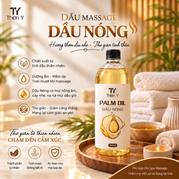 Dầu Massage Dầu Nóng, Tinh Dầu massage thư giãn dưỡng ẩm & làm mềm mịn da, Dầu chuyên dụng cho Spa,TMV, giảm nhức mỏi
