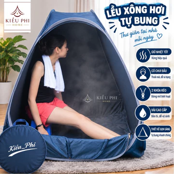 Lều xông hơi sau sinh - Lều xông hơi tại nhà chui đầu gấp gọn tiện dụng Kiều Phi (Màu ngẫu nhiên)