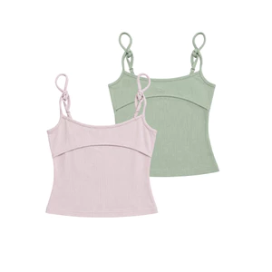 TUBYCATU Áo Hai Dây Tank Top Megan Chất Co Giãn Mềm Mại Form Ôm Tối Giản Nữ Tính
