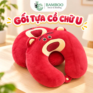 Gối Kê Cổ Chữ U Gối Tựa Cổ Bông Đi Máy Bay Ô tô Chống Mỏi Cổ Làm Việc Văn Phòng Hay Đi Du Lịch