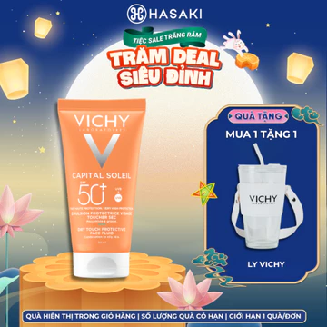 [DAILY] Kem Chống Nắng Vichy Không Gây Nhờn Rít SPF50 50ml Hasaki Sản Phẩm Chính Hãng