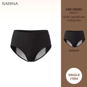 [HÀNG MỚI VỀ] Quần lót nguyệt san lưng vừa chống tràn ban ngày SABINA HERGIENIC Panty Zone By Sabina SUZ25034