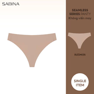 [HÀNG MỚI VỀ] Quần Lót Thong Lọt Khe Không Viền May Seamless Cấp Màu Trơn Panty Zone By Sabina SUZ24035