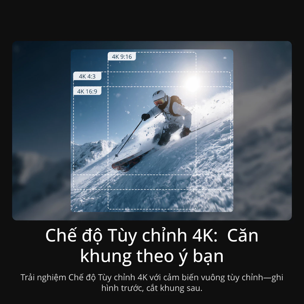 Set quà tặng Osmo Action 6 chụp ảnh đường phố, CMOS 1.1 inch | Quay slow motion 32x | Bộ nhớ trong 50GB