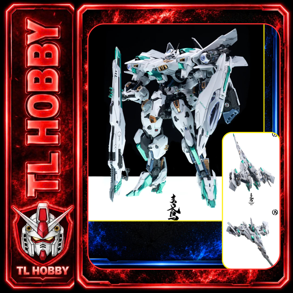 Mô hình Model Kit RMD Azure Falcon - Chuyển đổi 2 dạng In Era+ Kèm base và decal