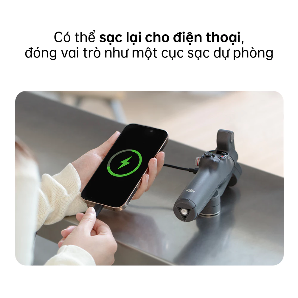 Gimbal chống rung điện thoại DJI Osmo Mobile 7 theo dõi chủ thể, 7P có mô đun tích hợp đèn chiếu sáng (DJI OM 7 Series)