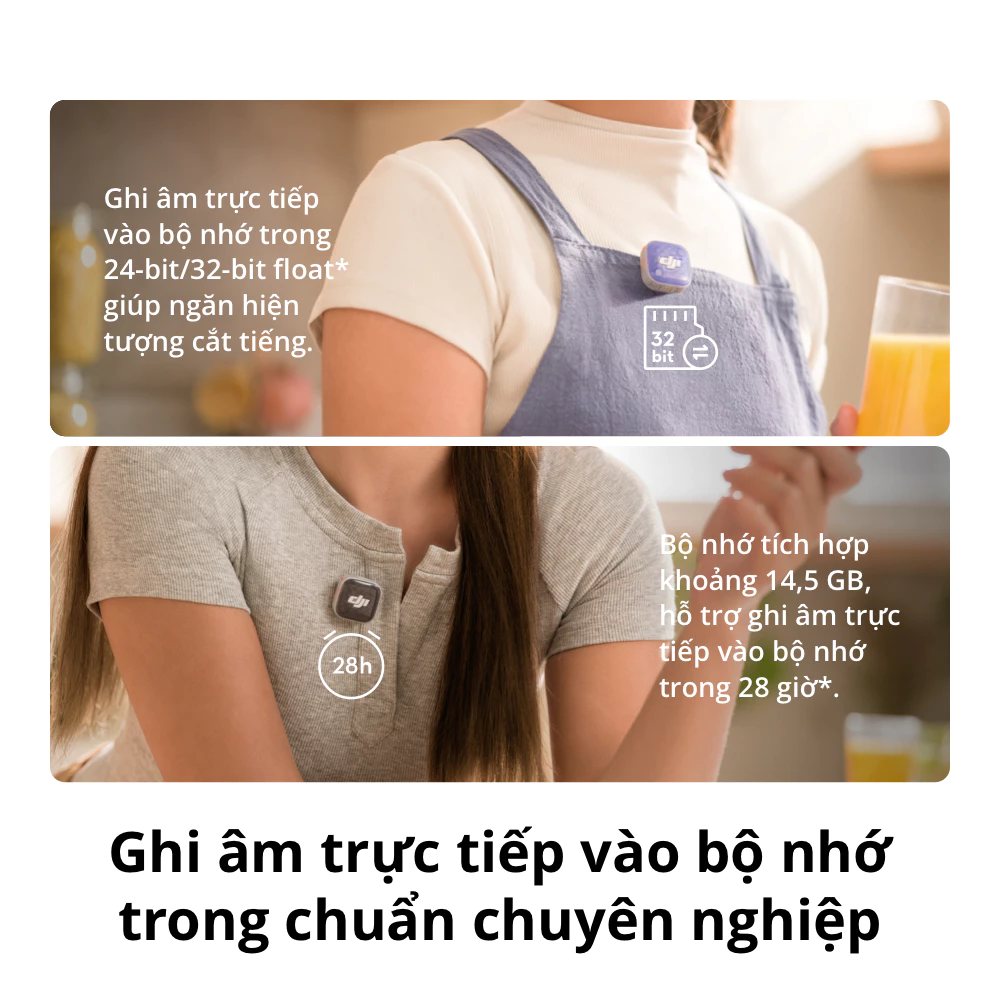 DJI Mic Mini 2S không dây nhỏ gọn (DJI Mic Mini 2S)