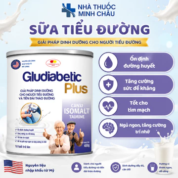 Sữa Tiểu Đường Kiểm soát đường huyết cho người Tiểu Đường Gludiabetic Plus Chính Hãng