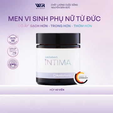 Men vi sinh Lactobact Intima 60 viên Đức - bổ sung lợi khuẩn phụ khoa, bảo vệ vùng kín, tiết niệu | Wir Group