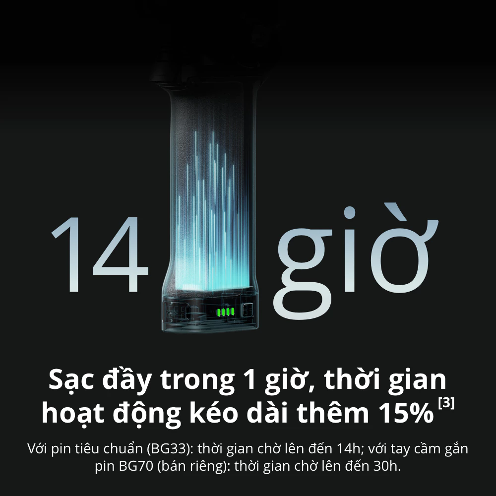Gimbal máy ảnh DJI RS 5 chống rung cho camera DSLR và Mirrorless nâng cấp theo dõi thông minh, sạc siêu tốc (DJI RS 5)