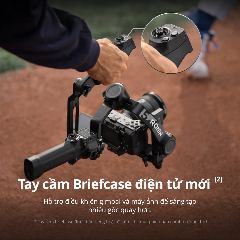 Gimbal máy ảnh DJI RS 5 chống rung cho camera DSLR và Mirrorless nâng cấp theo dõi thông minh, sạc siêu tốc (DJI RS 5)