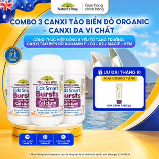 Combo Red Organic Calcium Nhai Nature's Way