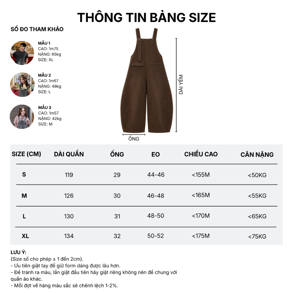 Quần Yếm Jean Nữ Ống Cong Form Rộng Unisex Nam Nữ Yếm Bò Denim Dày Dặn | SSSTORE.Aesthetic | BigBuy360 - bigbuy360.vn