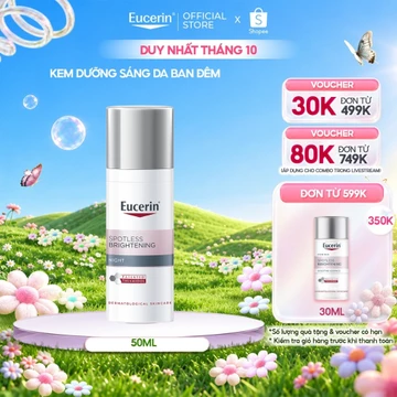 Kem dưỡng đêm giảm thâm nám & sáng da Eucerin Spotless Brightening 50ml | Kem dưỡng sáng da | Skincare
