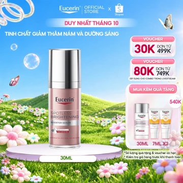 Tinh chất giảm thâm nám & dưỡng sáng Eucerin Spotless Brightening Booster Serum 30ml | Serum mờ thâm sáng da | Skincare