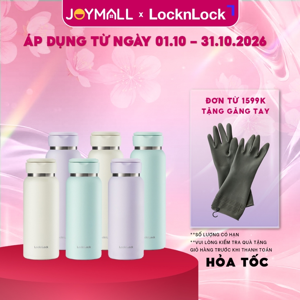 Bình giữ nhiệt Lock&Lock Sling Ring Tumbler 650ml LHC4321, 800ml LHC4322, Hàng chính hãng - JoyMall
