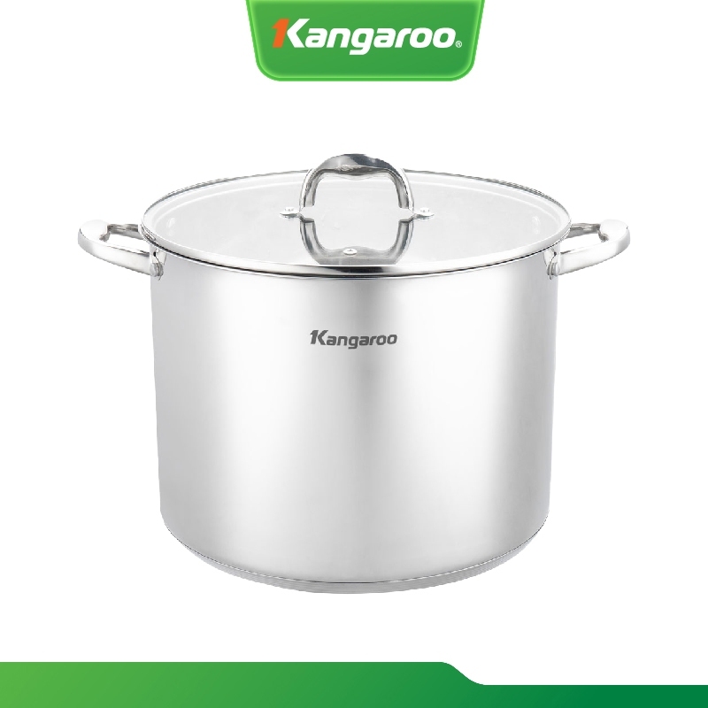 [LIVE] Nồi luộc gà inox201 đáy 5 lớp Kangaroo KGIP30 - 30cm