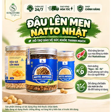 [Chính hãng] Đậu Lên Men Natto Anphaco Nhật Bản - Thực Phẩm Dinh Dưỡng Hỗ Trợ Thành Mạch | Suri Store