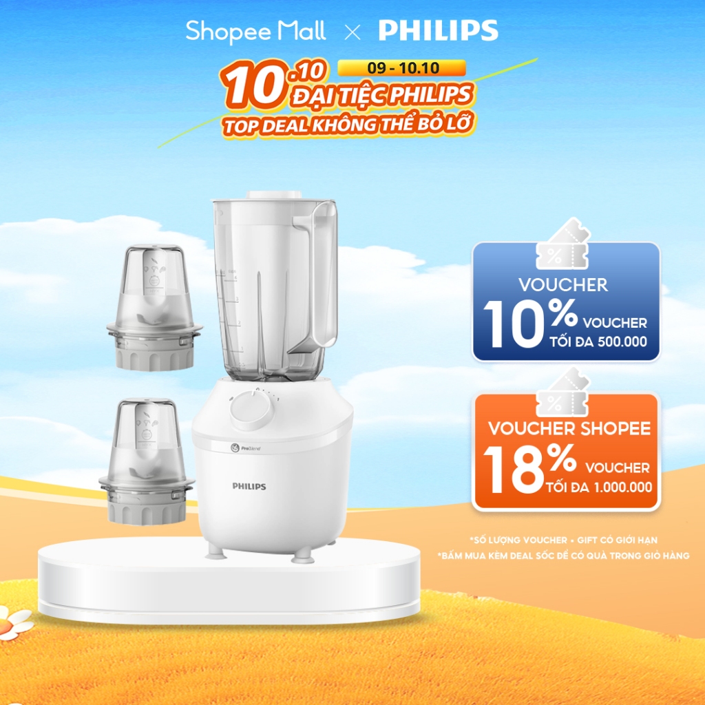 Máy xay sinh tố Philips HR2041/30 - Hàng Chính Hãng