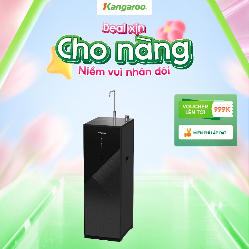 [MIỄN PHÍ LẮP ĐẶT] Máy lọc nước 12 lõi Kangaroo Hydrogen KG12S17H1