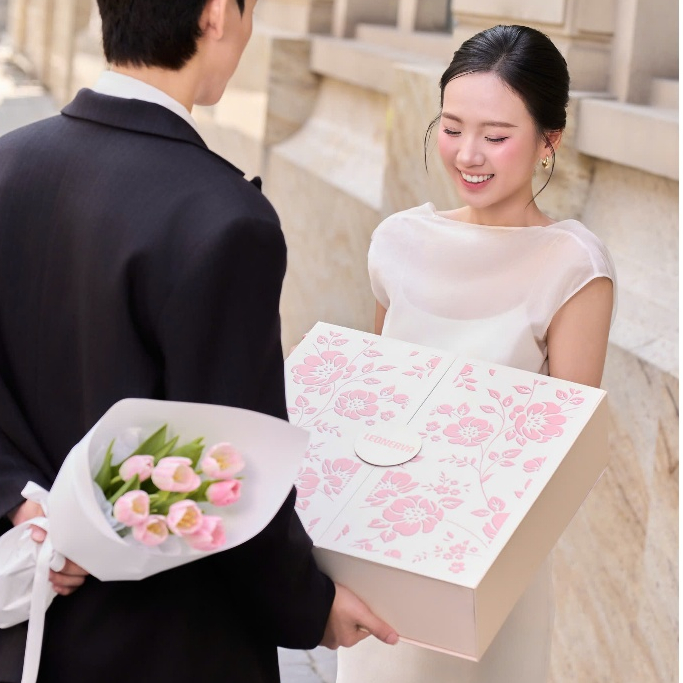 Box Quà Chạm Thương - Giày Thể Thao Nữ LEONERVA AMORA Ballet - Quà Tặng bạn nữ - Giày Búp Bê Nữ Đế bệt êm chân siêu nhẹ
