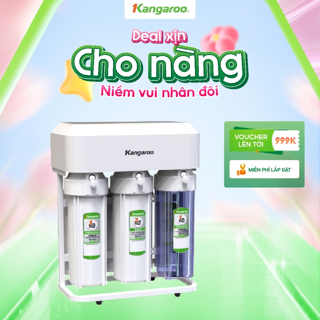 [LẮP ĐẶT 0Đ HN] Máy lọc nước Kangaroo Hydrogen 9 lõi KG09K4-H1
