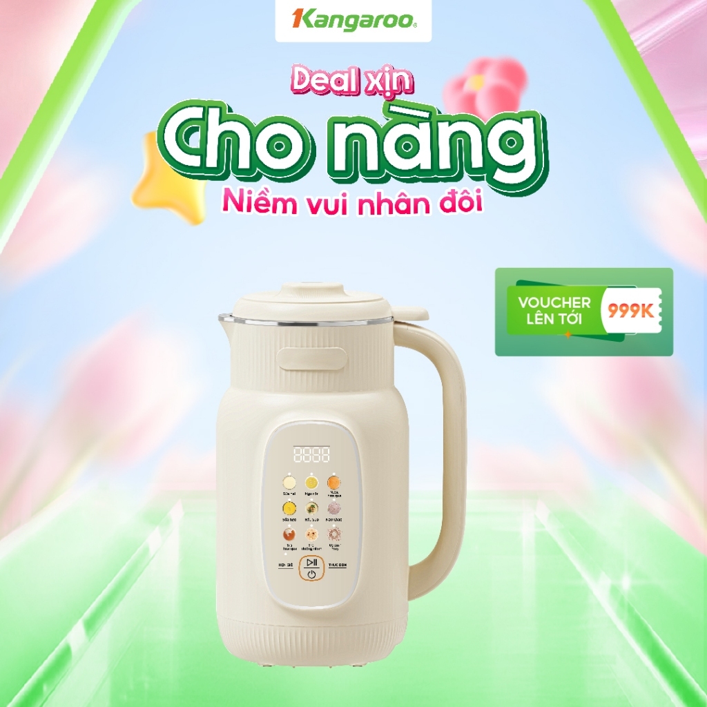 [ĐỘC QUYỀN] Máy làm sữa hạt - sinh tố đa năng Kangaroo KGNM135B01