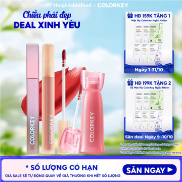 Son kem lì siêu mịn môi Colorkey Soft Matte Water Tint 1.8g ThegioiSkinfood