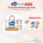 [TẶNG KÈM TÚI ĐA NĂNG THỜI TRANG] Combo 2 Tã quần Moony Dịu Nhẹ M46/L36/XL32 — ảnh 1