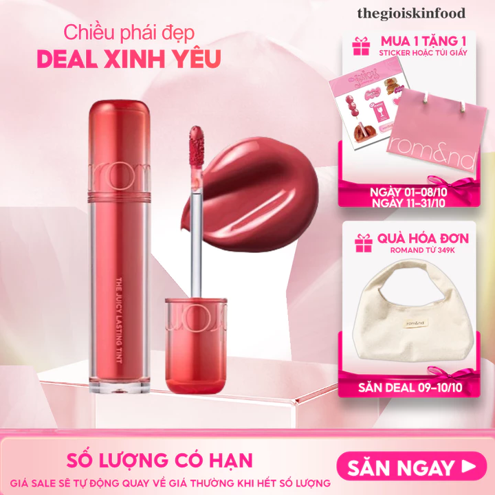 Son Tint Romand Căng Bóng The Juicy Lasting Tint ThegioiSkinfood