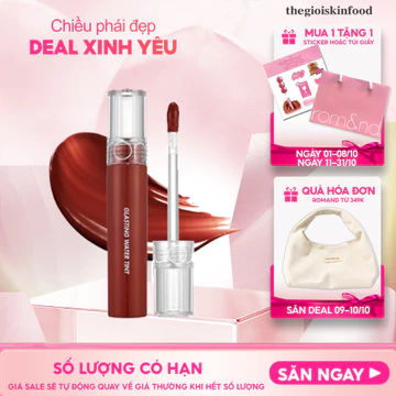 Son Tint Nước Romand Lâu Trôi, Căng Mọng Glasting Water Tint 4g ThegioiSkinfood