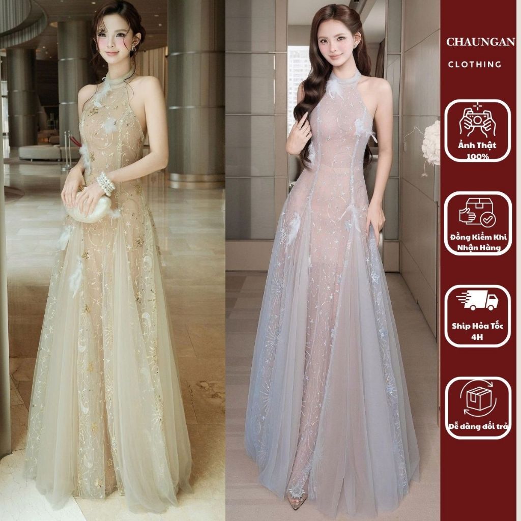 Đầm Dạ Hội Thiên Nga Trắng – Kiêu sa như nàng công chúa bước ra từ cổ tích.