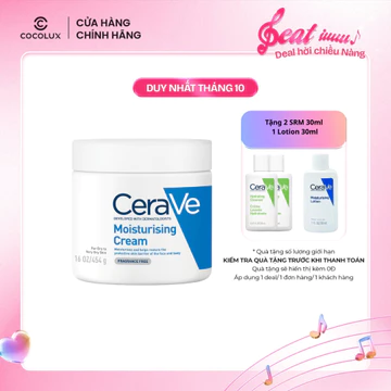 Kem Dưỡng Ẩm Cerave Moisturizing Cream Dành Cho Da Khô - Bảo vệ da, khôi phục màng ẩm cho da