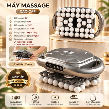 Máy Massage Cầm Tay 12,36,42 Đầu Súng Massage Đầu Tần Số Cao Thư Giãn Mát Xa Diện Tích Lớn Rung Cơ