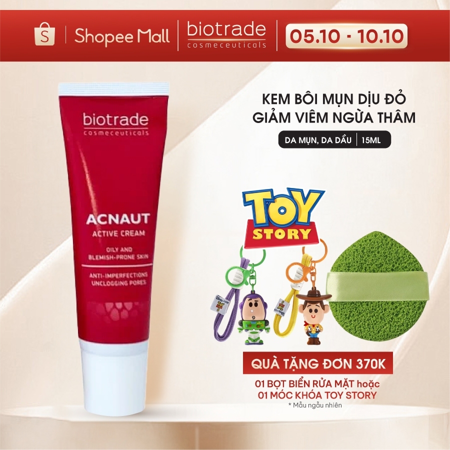 Kem chấm Mụn Biotrade Acnaut Active Cream giảm đỏ, mờ thâm Biotrade