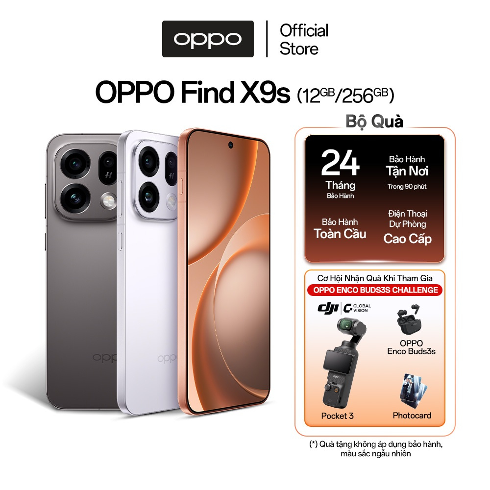 Điện thoại OPPO FIND X9s 12GB/256GB - Hàng chính hãng