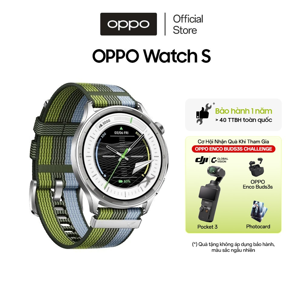 Đồng hồ thông minh OPPO Watch S 46mm - Bảo hành 12 tháng chính hãng
