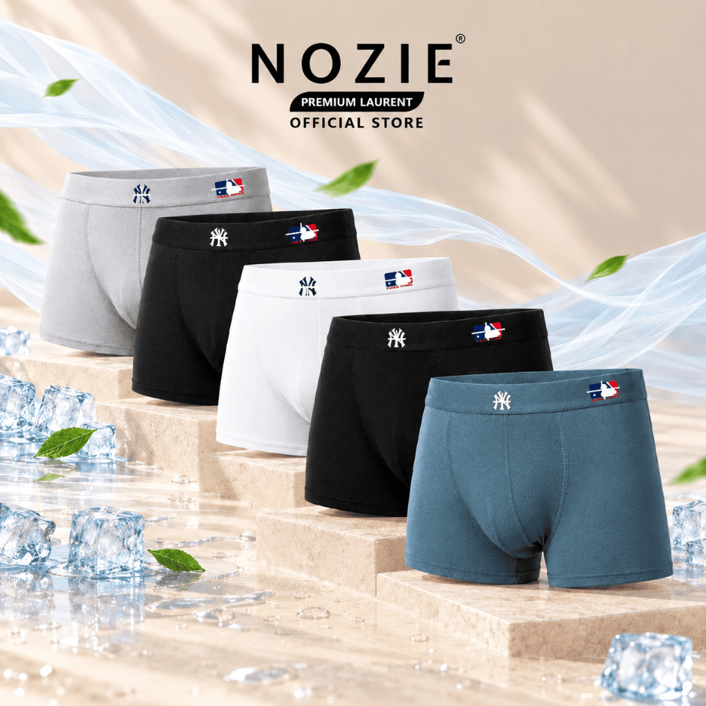 Quần lót nam boxer MỜ LỜ BÊ cao cấp co dãn 4 chiều, quần sịp đùi nam chất liệu thun lạnh mềm mại, thấm hút mồ hôi NOZIE
