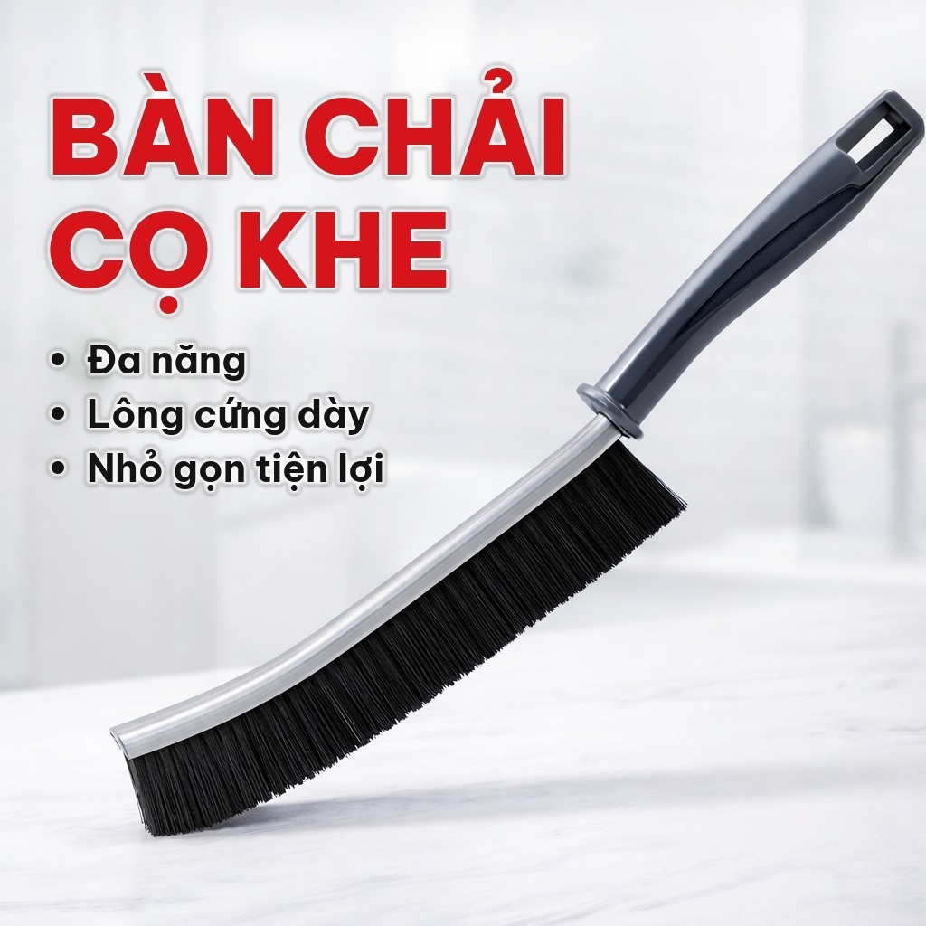 (COMBO 5) Bàn Chải Vệ Sinh Khe Hở, Bàn Chải Cọ Rãnh Lông Cứng Đa Năng, Làm Sạch Góc Khuất Nhà Tắm, Nhà Bếp