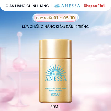 Anessa Oil-control Sunscreen Milk Gold SPF50+ PA++++ – SPF50+, 20 ml