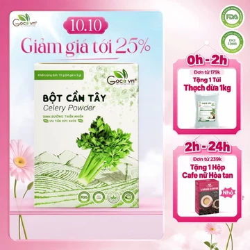 Bột cần tây nguyên chất Goce – 72g (24 gói x 3g)