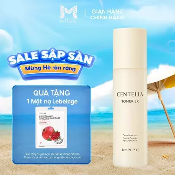 [MẪU MỚI] Nước Hoa Hồng Dưỡng Da Cấp Ẩm, Căng Bóng Dr.Pepti Centella Toner Ex 180ml