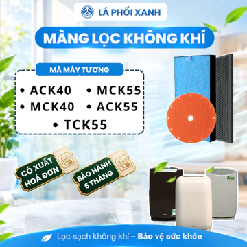 Màng lọc không khí cho máy MCK55 TCK55 ACK55 MCK40 ACK40 - Màng lọc Hepa - Tấm lọc không khí