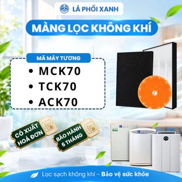 Màng lọc không khí cho máy MCK70 ACK70 TCK70 - Màng lọc hepa - Tấm lọc không khí - Bù ẩm