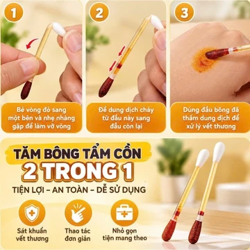 Hộp Sơ Cứu Mini 4 Trong 1 - Bộ Sơ Cứu Cá Nhân Mini Tiện Lợi Mang Theo Mọi Nơi Hàng Ngày
