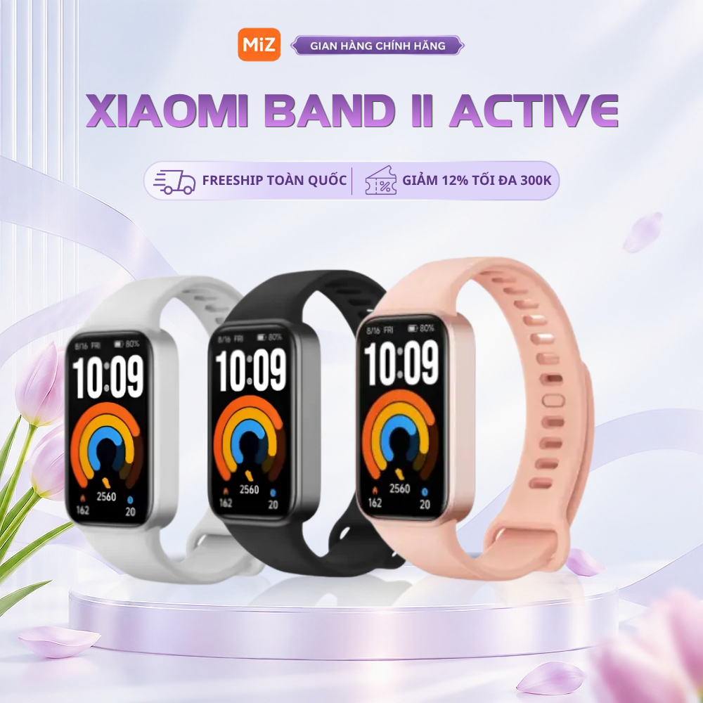 Vòng đeo tay thông minh Xiaomi Smart Band 11 Active bản Tiếng Việt - Chính hãng bảo hành 12 tháng
