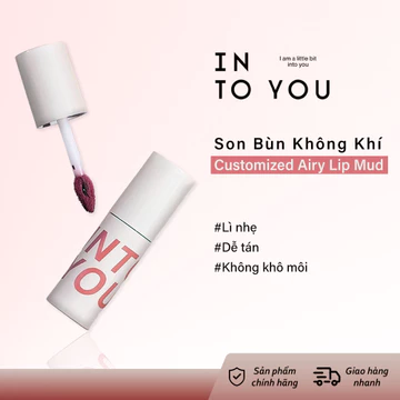 Son Kem Bùn INTO YOU Airy Lip Cheek Mud 1.8g Lì Nhẹ, Không Khô Môi