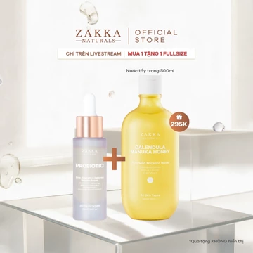 [ZAKKA x E2E] Minisize - Tinh chất lợi khuẩn hỗ trợ khoẻ da Probiotic Zakka Naturals 15ml