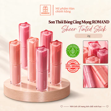 Son Thỏi Bóng Căng Mọng ROMAND Sheer Tinted Stick 2g