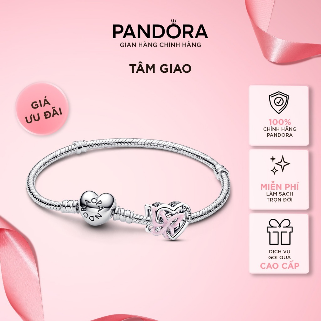 Bộ Vòng Charm Pandora Tâm Giao - Together, We Have It All